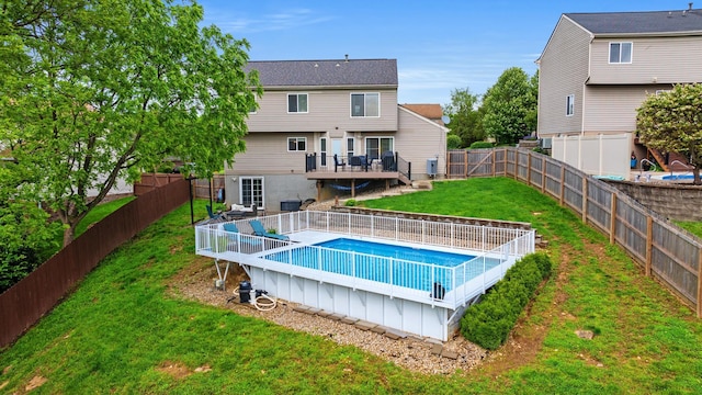 21 Laurel Ridge Dr, Alexandria, KY 41001 - back of house with a wooden deck