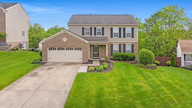 21 Laurel Ridge Dr, Alexandria, KY 41001 - view of front of property featuring brick siding, an attached garage, concrete driveway, and roof with shingles