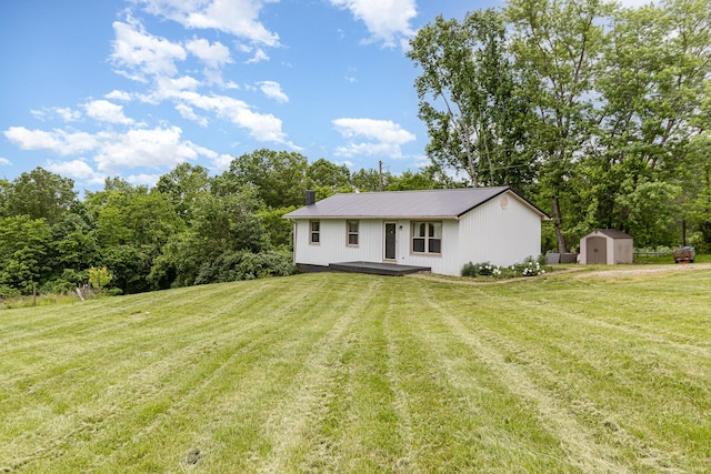 1750 Walnut Lick Rd, Verona, KY 41092 - rear view of house with a yard and metal roof