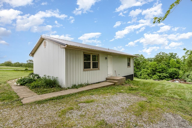 1750 Walnut Lick Rd, Verona, KY 41092 - view of front of house with metal roof and a front lawn