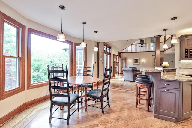 721 Dudley Rd, Edgewood, KY 41017 - dining room featuring light wood-style flooring and baseboards