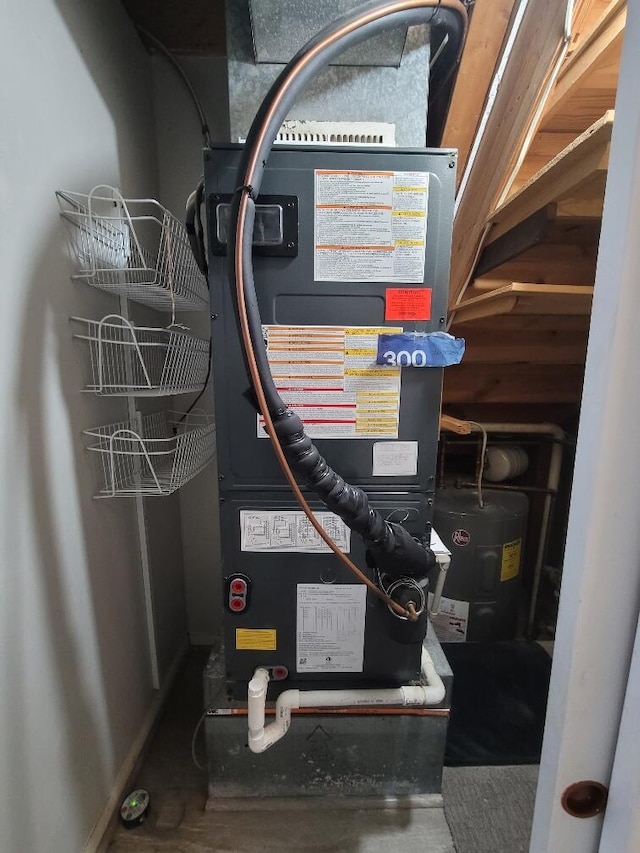 122 Whitney Ct, Crestview Hills, KY 41017 - utility room featuring heating unit