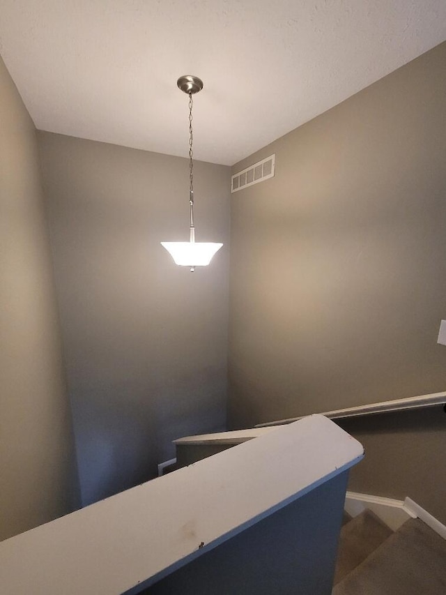 218 Shaker Heights Ln, Crestview Hills, KY 41017 - stairway with baseboards and carpet floors