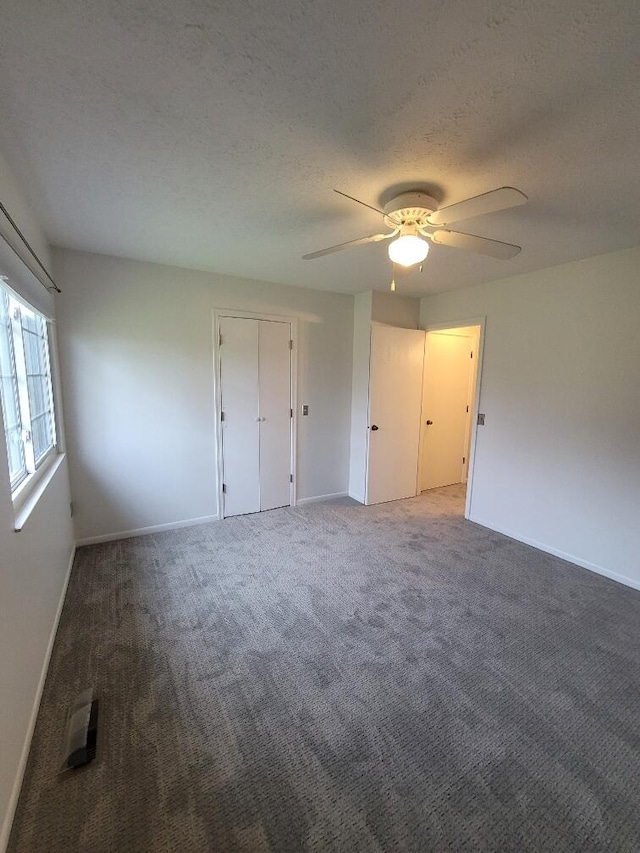 152 Steelway Farm Ct, Crestview Hills, KY 41017 - empty room with carpet flooring, a ceiling fan, and a textured ceiling