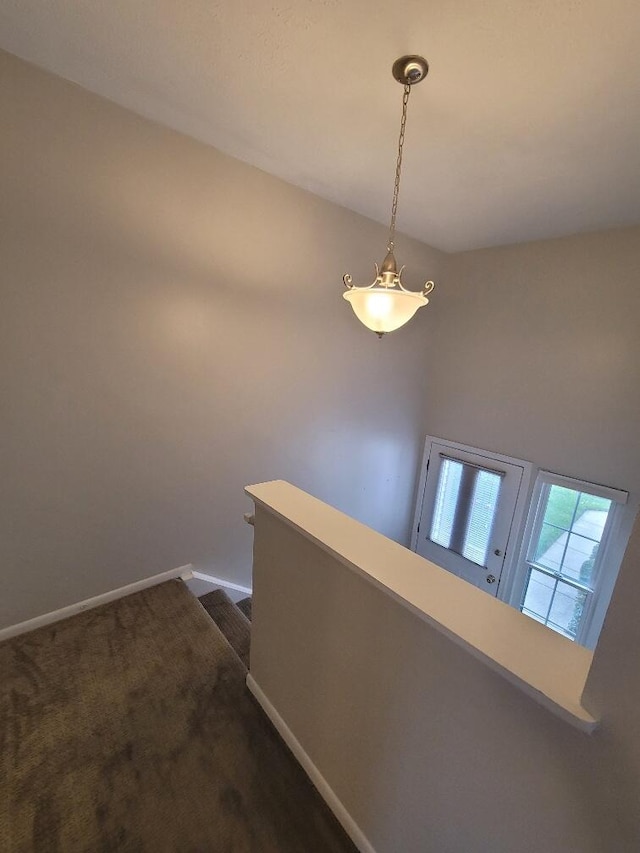 152 Steelway Farm Ct, Crestview Hills, KY 41017 - staircase with baseboards and carpet