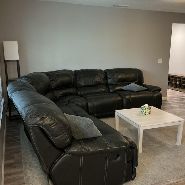 351 Deepwoods Dr, Newport, KY 41076 - living area featuring wood finished floors and baseboards