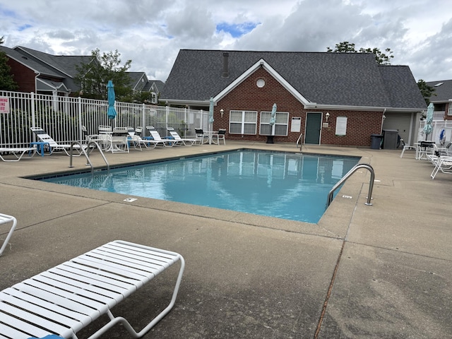 351 Deepwoods Dr, Newport, KY 41076 - community pool featuring a patio area
