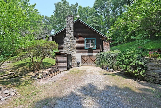 4224 Happy Jack Holw, Burlington, KY 41005 - view of side of home featuring a chimney