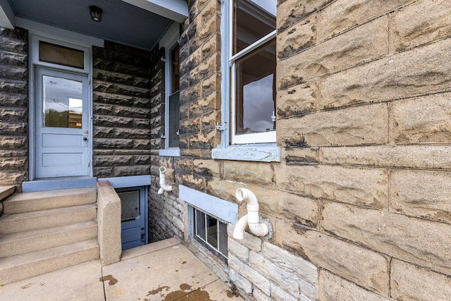 274 Ward Ave, Bellevue, KY 41073 - doorway to property with stone siding