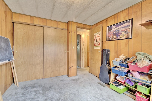 12085 Dickerson Rd, Walton, KY 41094 - carpeted home office with wood walls