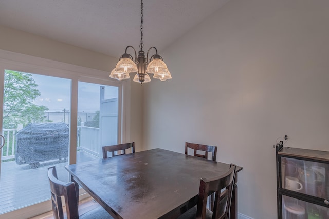 2780 Berwood Ln, Hebron, KY 41048 - dining space with a chandelier and wood finished floors