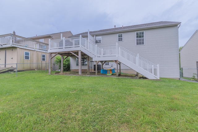 2780 Berwood Ln, Hebron, KY 41048 - back of house with stairs and a deck
