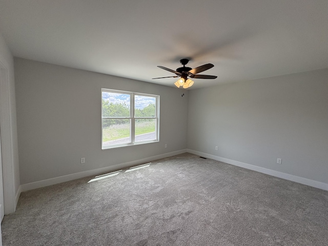 160 Saddlebrook Ln, Dry Ridge, KY 41035 - unfurnished room with ceiling fan, baseboards, and carpet flooring