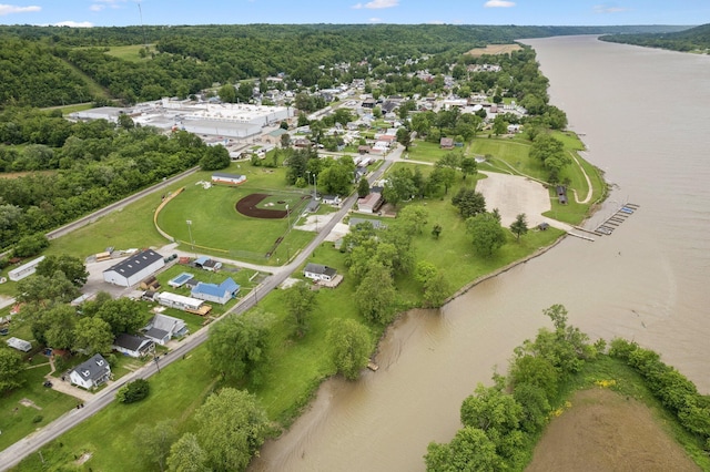 626 E 2nd St, Augusta, KY 41002 - aerial view of property's location featuring a nearby body of water
