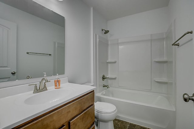 2345 John James Ct, Hebron, KY 41048 - full bathroom featuring vanity, toilet, and shower / bathtub combination