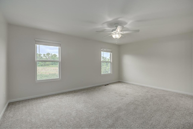 2345 John James Ct, Hebron, KY 41048 - empty room featuring carpet floors, a ceiling fan, and baseboards