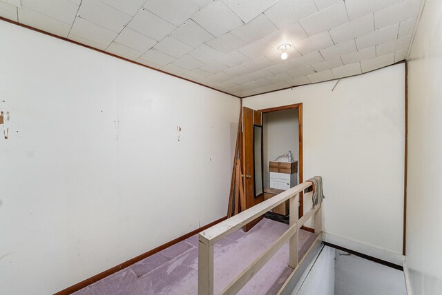 5489 Bridgeville Rd, Brooksville, KY 41004 - hallway featuring baseboards and carpet floors