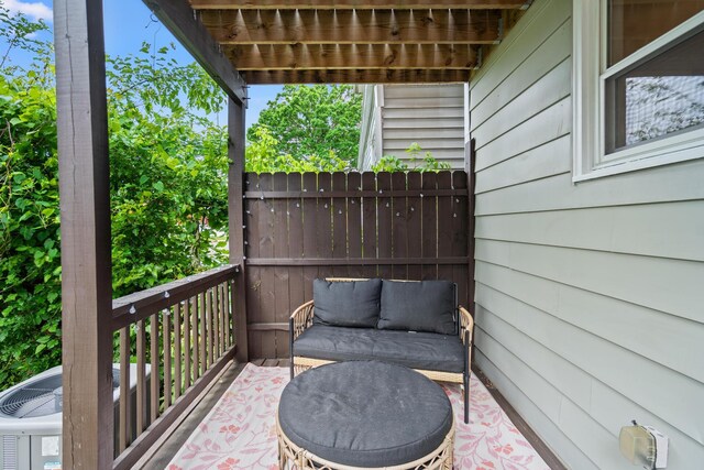 203 E Southern Ave, Covington, KY 41015 - view of patio / terrace featuring an outdoor living space