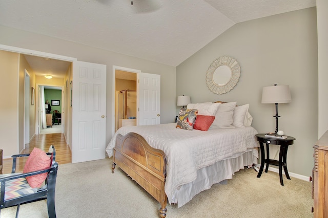 208 Misty Cove Way, Highland Heights, KY 41076 - bedroom with light carpet and lofted ceiling