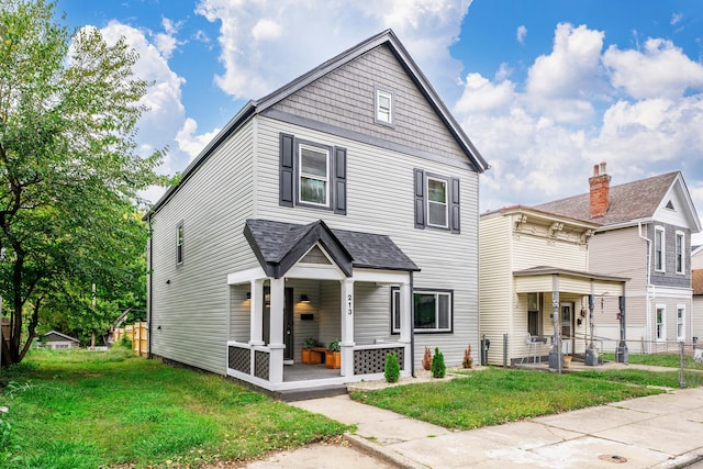 213 8th Ave, Dayton, KY 41074 - view of front of house with covered porch