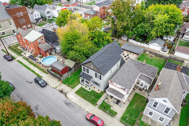 213 8th Ave, Dayton, KY 41074 - aerial view of residential area featuring a pool