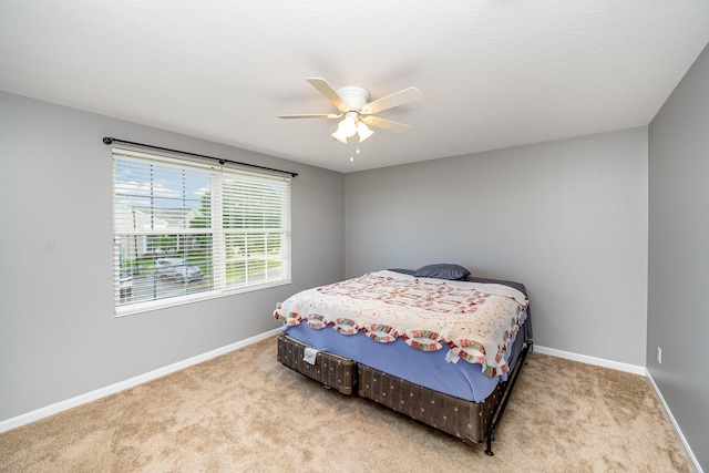 874 Borderlands Dr, Erlanger, KY 41018 - bedroom featuring carpet flooring, baseboards, and ceiling fan