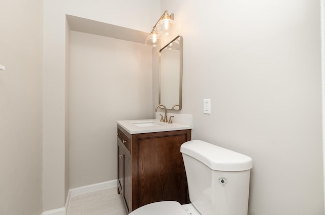 436 Elm St, Ludlow, KY 41016 - bathroom featuring vanity, toilet, and baseboards