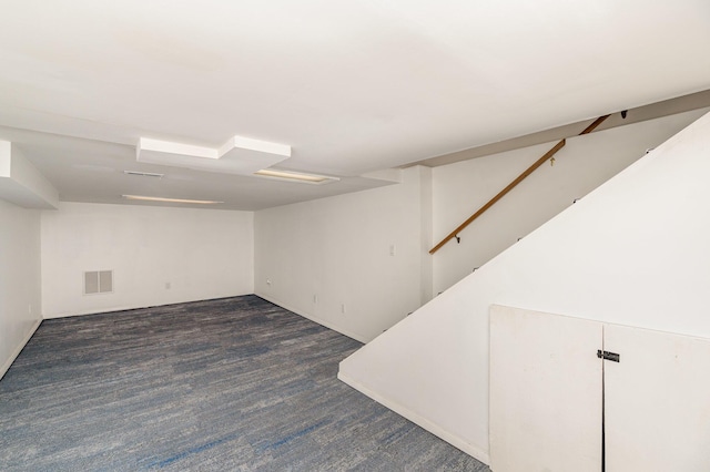 436 Elm St, Ludlow, KY 41016 - finished below grade area featuring dark colored carpet