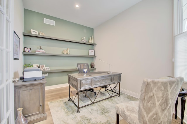 3942 Brunswick Ct, Erlanger, KY 41018 - office with light wood finished floors and baseboards