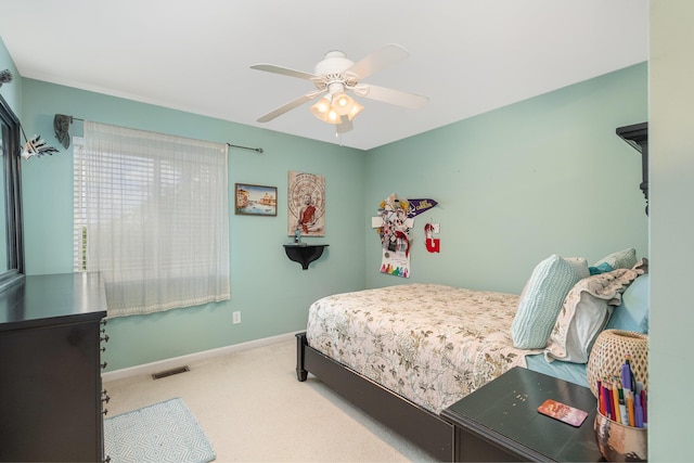 4049 Sherbourne Dr, Independence, KY 41051 - carpeted bedroom with baseboards and ceiling fan