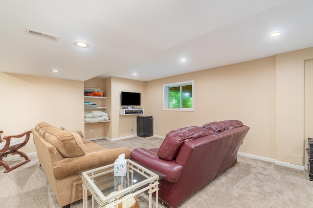 4049 Sherbourne Dr, Independence, KY 41051 - living area featuring carpet floors, recessed lighting, and baseboards