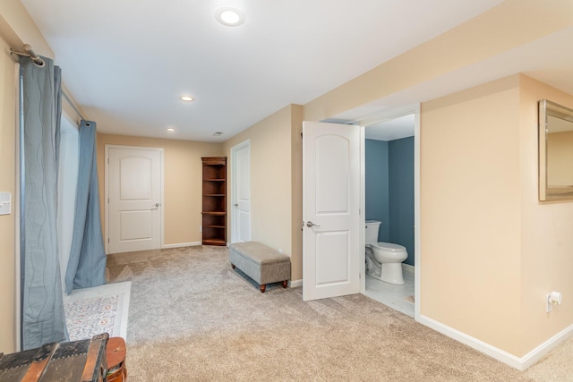 4049 Sherbourne Dr, Independence, KY 41051 - unfurnished bedroom with carpet, baseboards, recessed lighting, and ensuite bath
