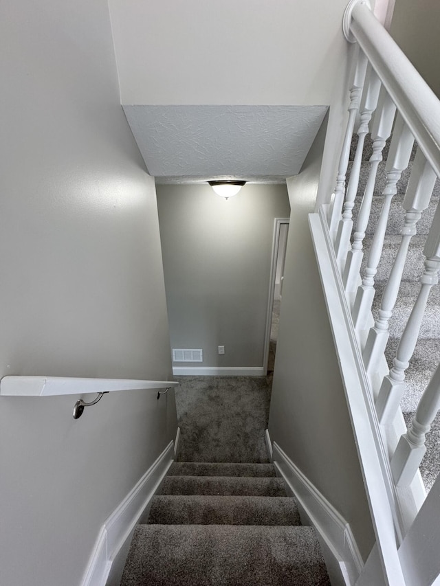 1039 Meadowbrook Ct, Hebron, KY 41048 - stairs featuring carpet flooring and baseboards