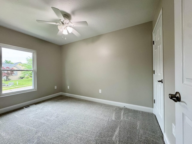 1039 Meadowbrook Ct, Hebron, KY 41048 - unfurnished room featuring carpet flooring, a ceiling fan, and baseboards