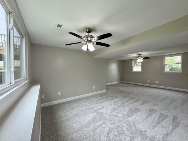 1039 Meadowbrook Ct, Hebron, KY 41048 - carpeted spare room with baseboards and ceiling fan