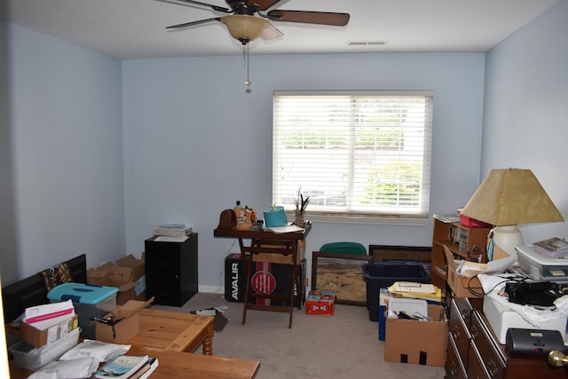 185 Cave Run Dr Unit 5, Erlanger, KY 41018 - interior space featuring ceiling fan and carpet floors