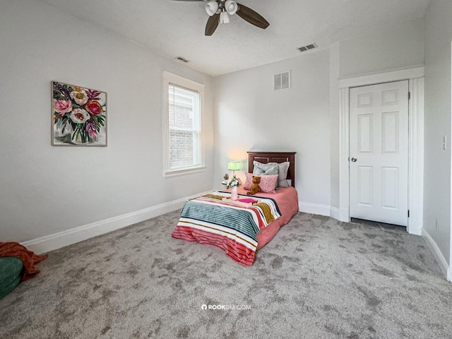 1816 Scott St, Covington, KY 41014 - carpeted bedroom with baseboards and ceiling fan