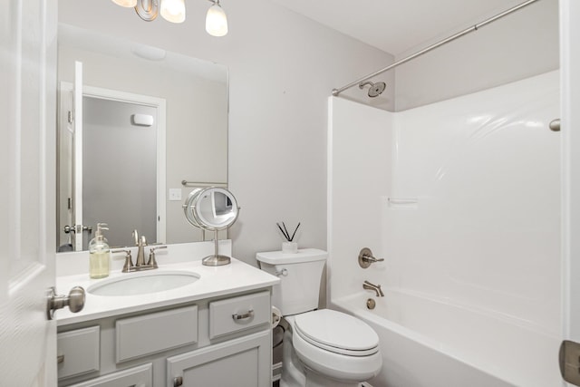 1739 Barons Cv, Hebron, KY 41048 - bathroom with vanity, toilet, and shower / bathtub combination
