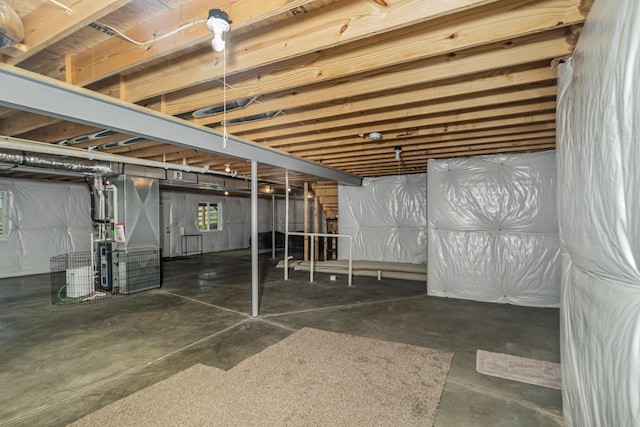 1739 Barons Cv, Hebron, KY 41048 - unfinished basement with heating unit