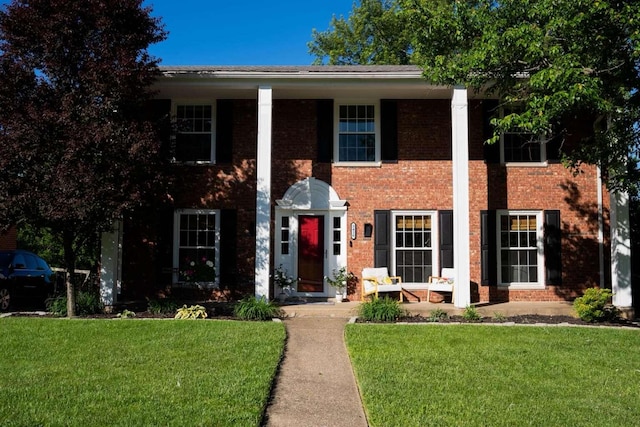3416 Meadowlark Dr, Edgewood, KY 41018 - neoclassical home featuring a front yard and brick siding
