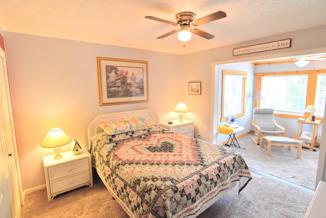 445 Elk Lk Lot 945/946, Owenton, KY 40359 - bedroom featuring carpet flooring, baseboards, and ceiling fan