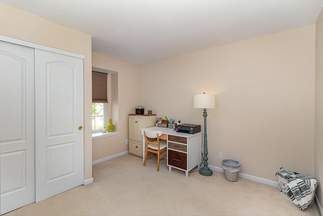 315 Shadow Ridge Dr, Highland Heights, KY 41076 - office area with light carpet and baseboards