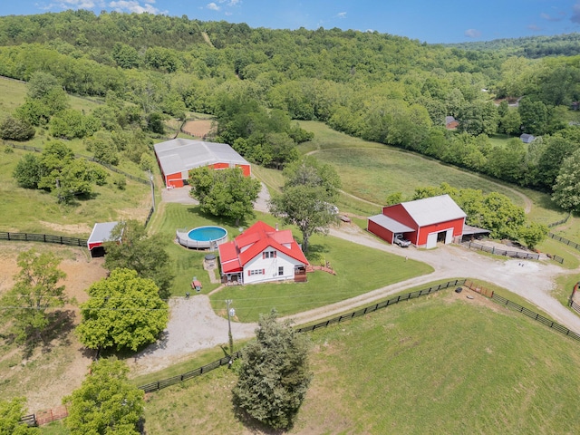 2196 Stevens Branch Rd, Alexandria, KY 41001 - overview of rural landscape featuring a forest