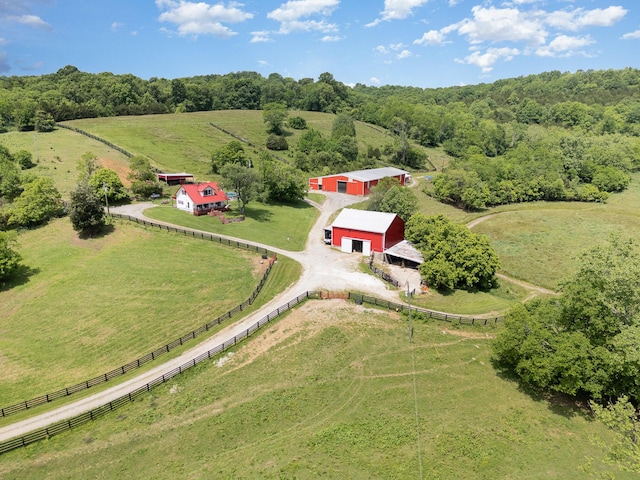 2196 Stevens Branch Rd, Alexandria, KY 41001 - aerial view of sparsely populated area with agricultural land
