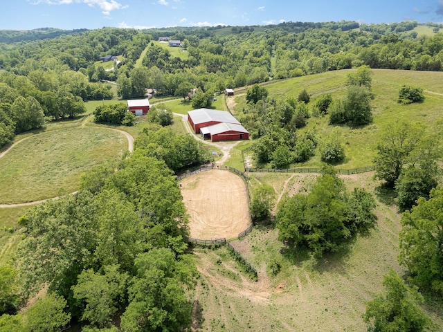 2196 Stevens Branch Rd, Alexandria, KY 41001 - aerial view of sparsely populated area with a heavily wooded area