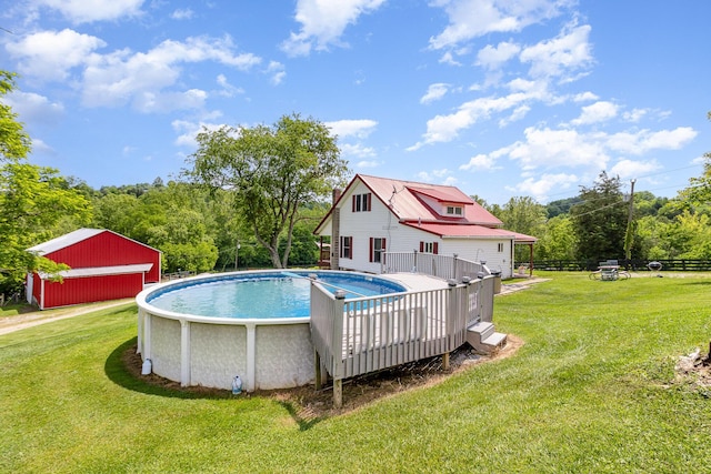 2196 Stevens Branch Rd, Alexandria, KY 41001 - swimming pool featuring a deck