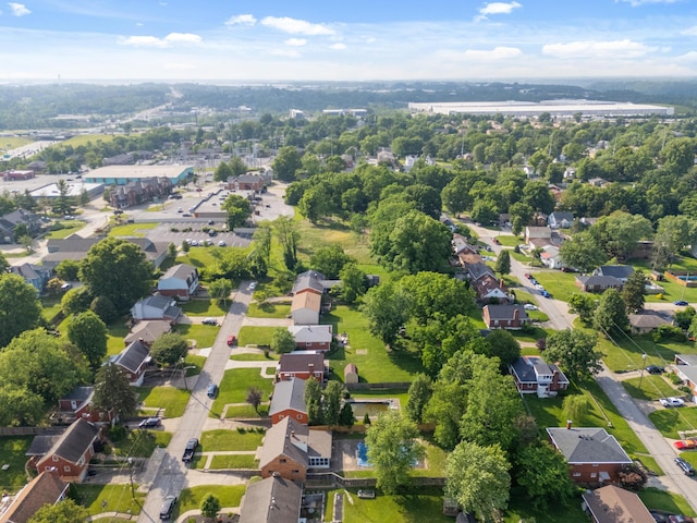 420 Locust St, Erlanger, KY 41018 - aerial view of property and surrounding area with nearby suburban area