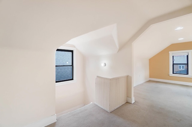 645 Maple Ave, Newport, KY 41071 - bonus room with lofted ceiling, carpet, and baseboards