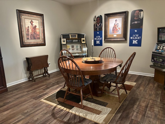 1940 Marktwain Way, Villa Hills, KY 41017 - dining room with baseboards and dark wood-type flooring