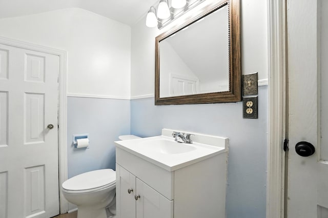 3314 Elizabeth St, Erlanger, KY 41018 - bathroom with vanity and lofted ceiling